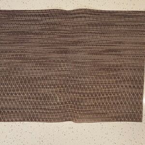 Geometric Patterned Brown Placemat